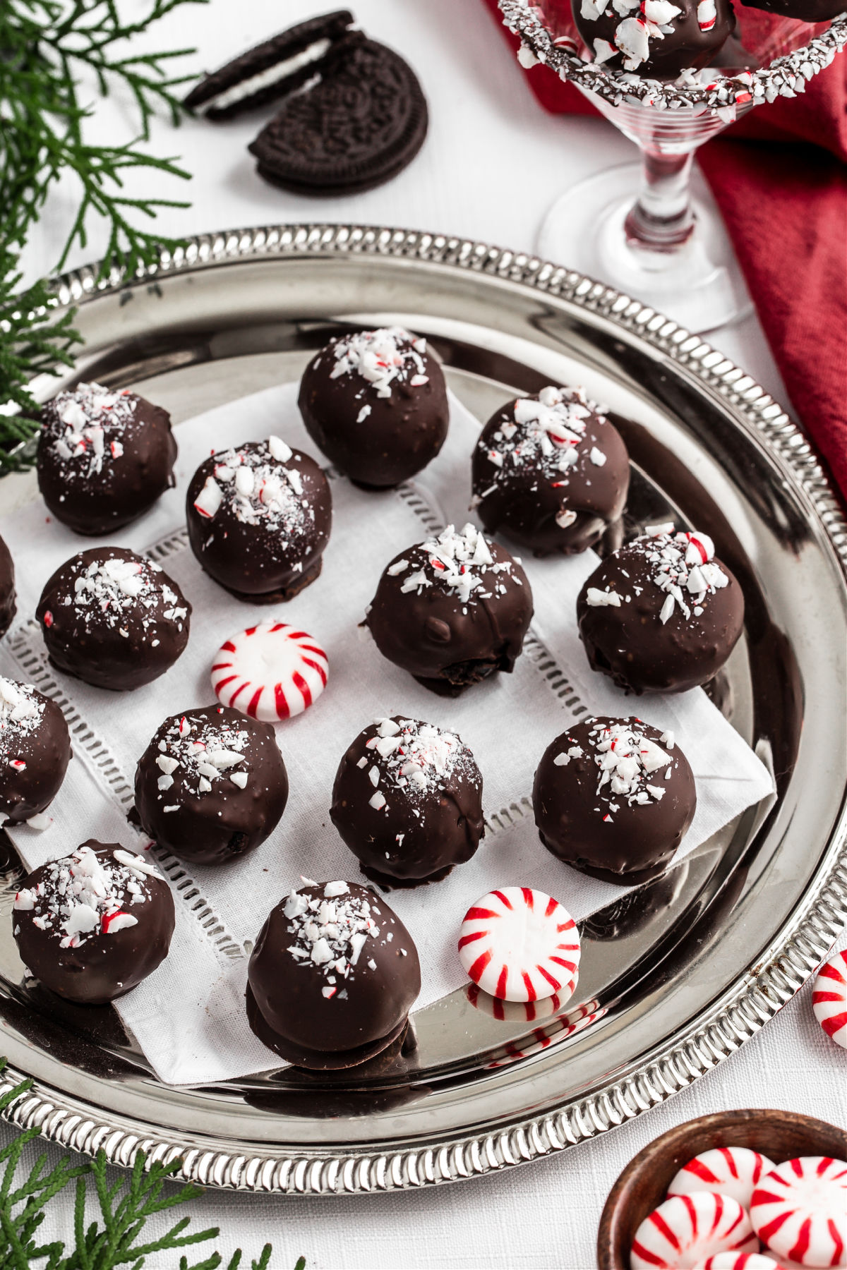 Collage of easy dessert recipes including chocolate mug cake, no-bake Oreo truffles, strawberry shortcake in a glass, quick apple crisp, and dirt cups